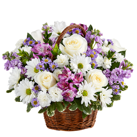Lavender Spring Basket